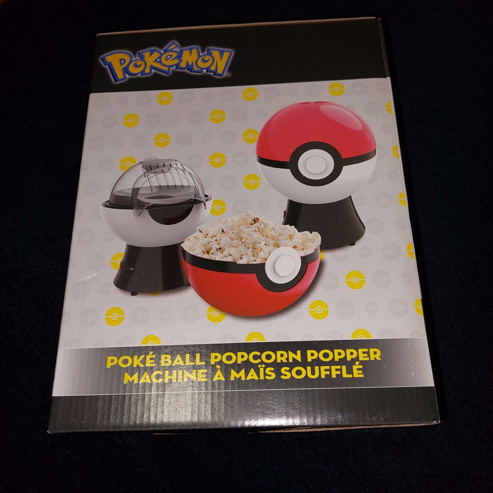 Pokemon Poke Ball Popcorn Popper - Hot Air Cooker Serving Bowl Butter Warmer